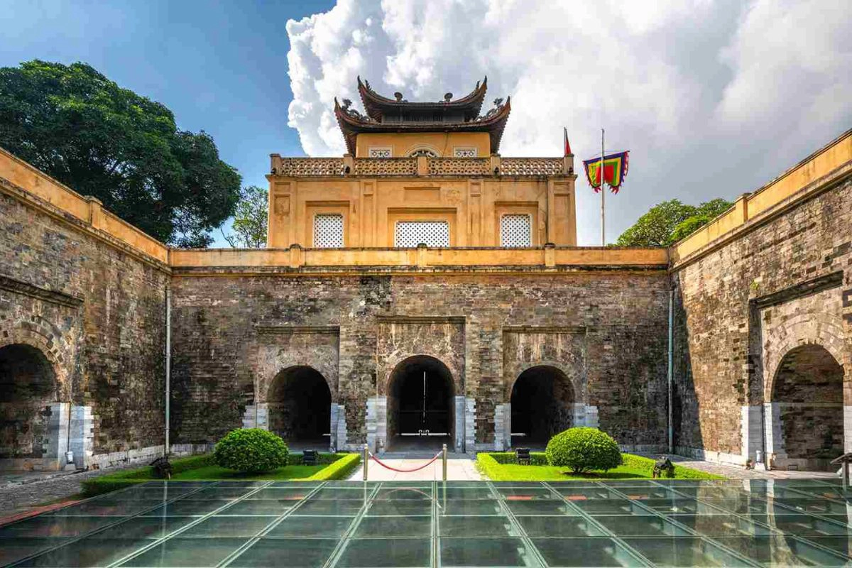 The historic gates of the Imperial Citadel of Thang Long