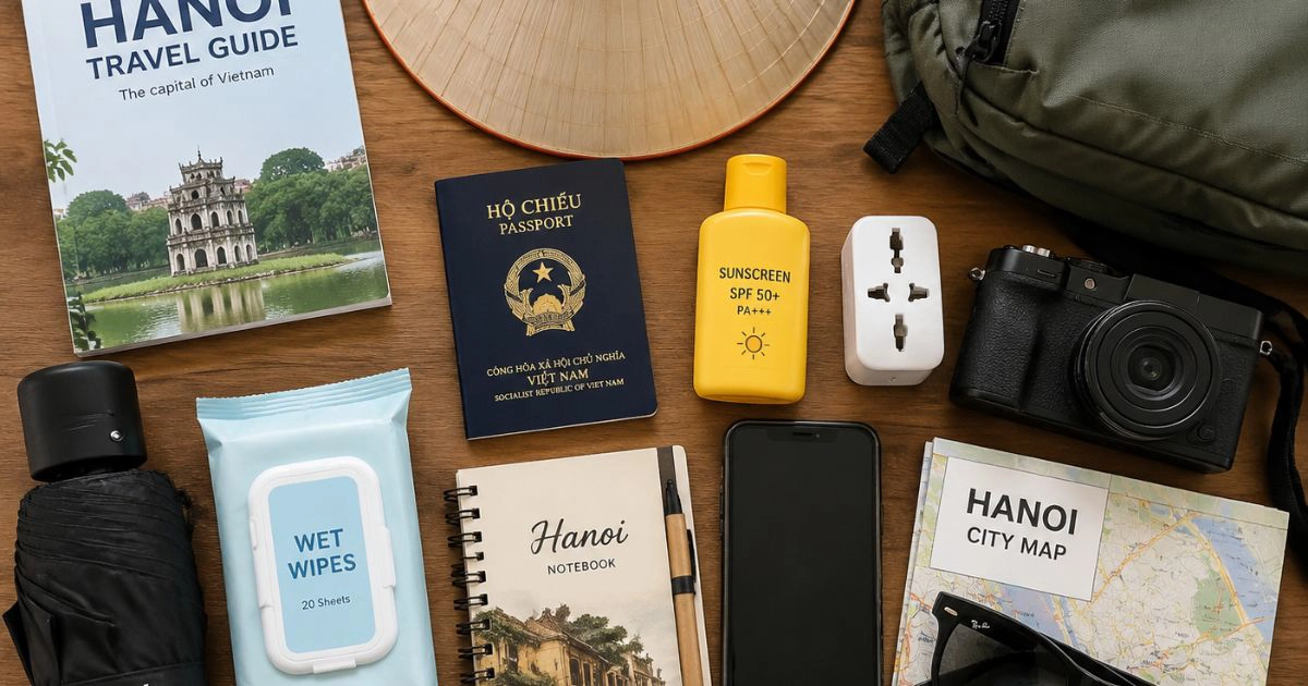 Travel essentials for visiting hanoi