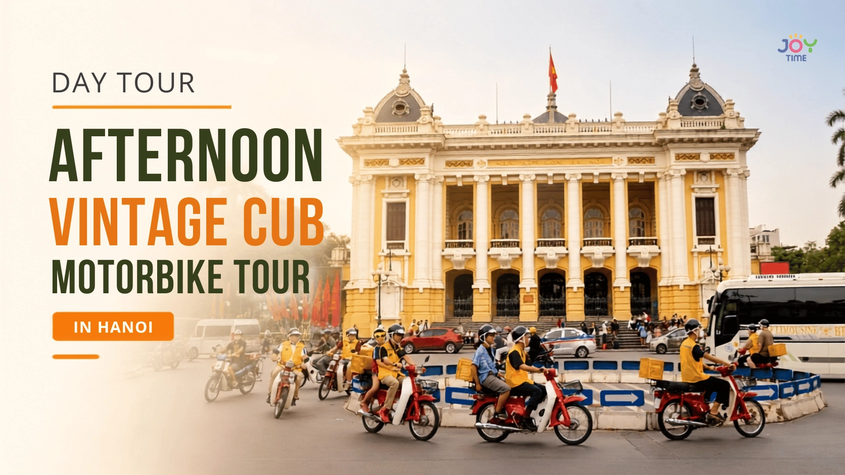 Day Tour | Afternoon Vintage Cub Motorbike Tour in Hanoi