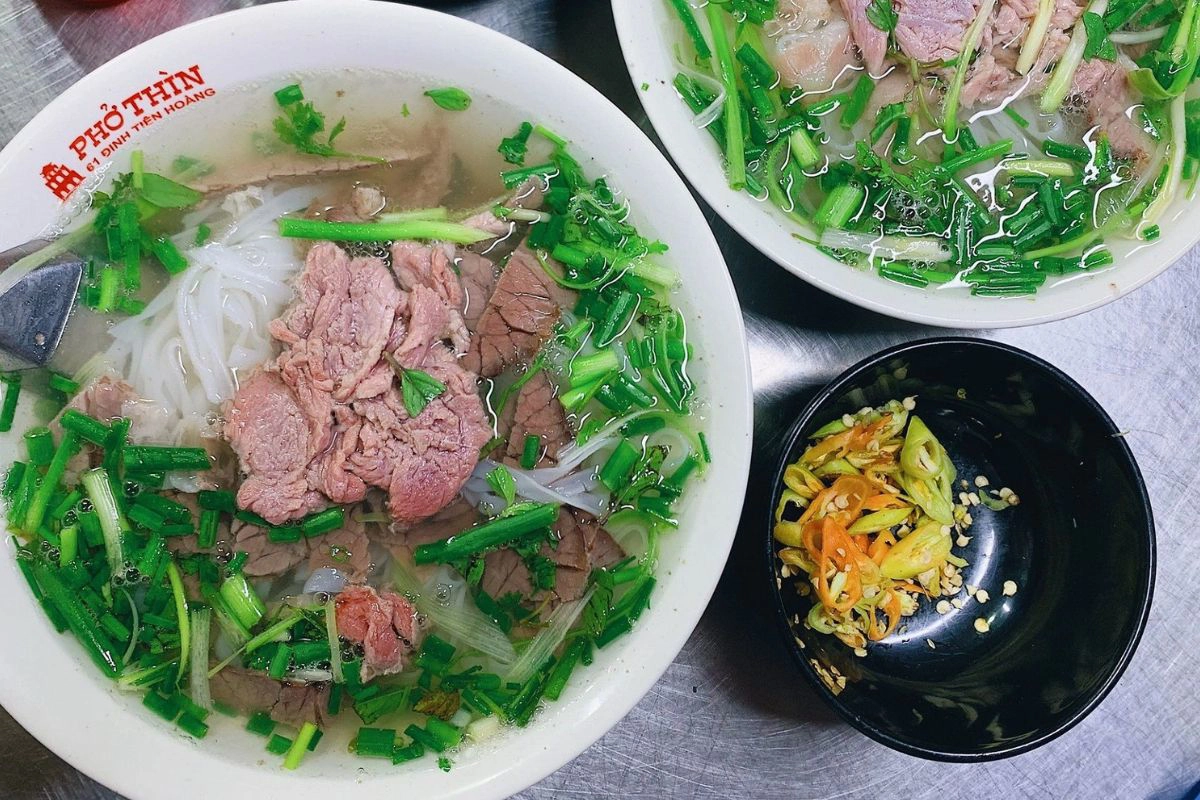 Nothing beats a hot bowl of Pho on a Hanoi April morning
