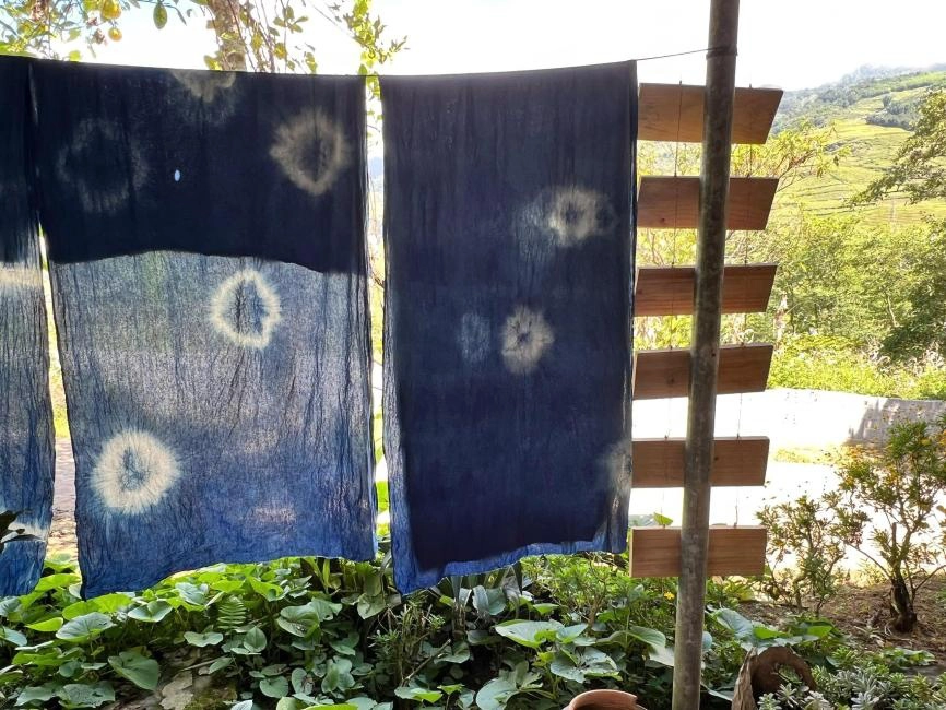 Indigo Dyeing Workshop in Ta Van Village Sapa