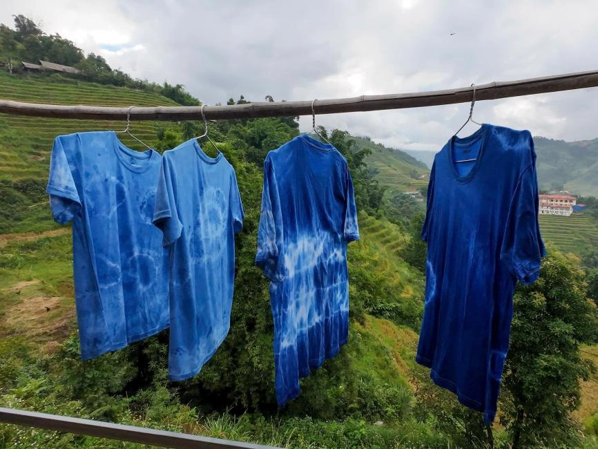 Indigo Dyeing Workshop in Ta Van Village Sapa