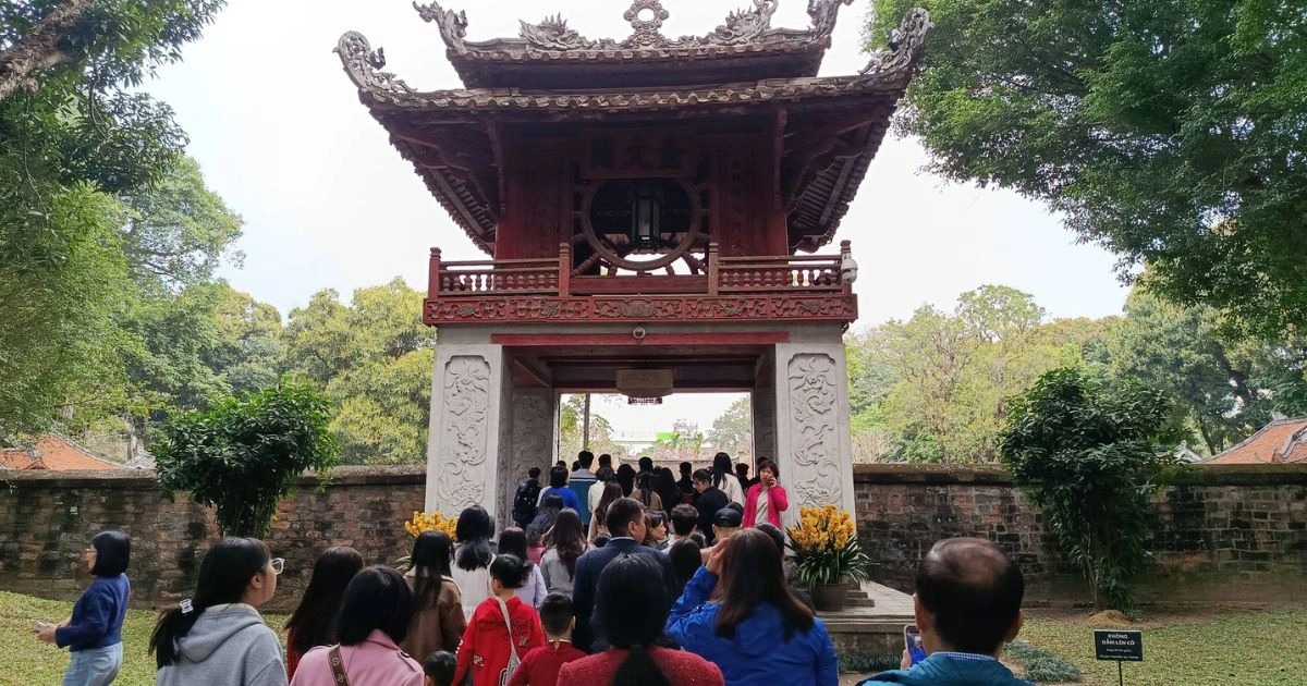 Temple of literature october hanoi 