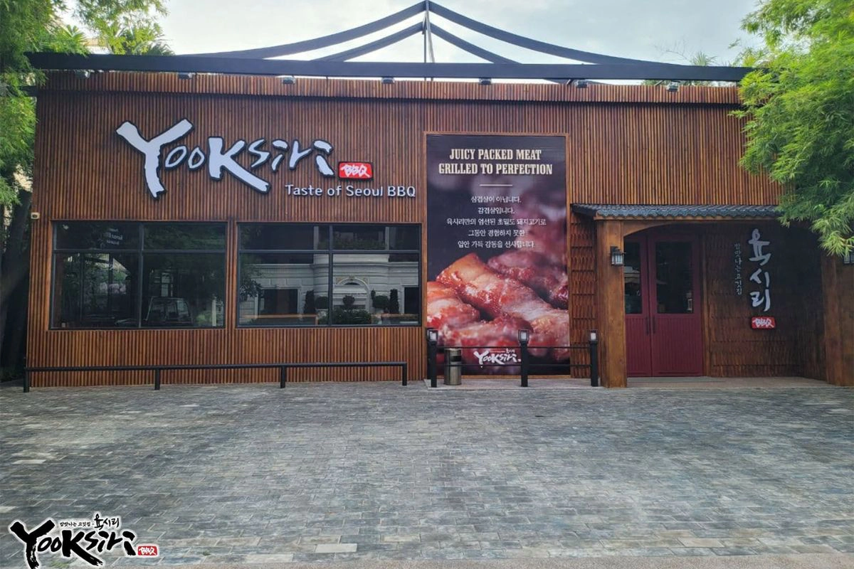 Premium grilled meat served in Yooksiri’s modern smoke-free space