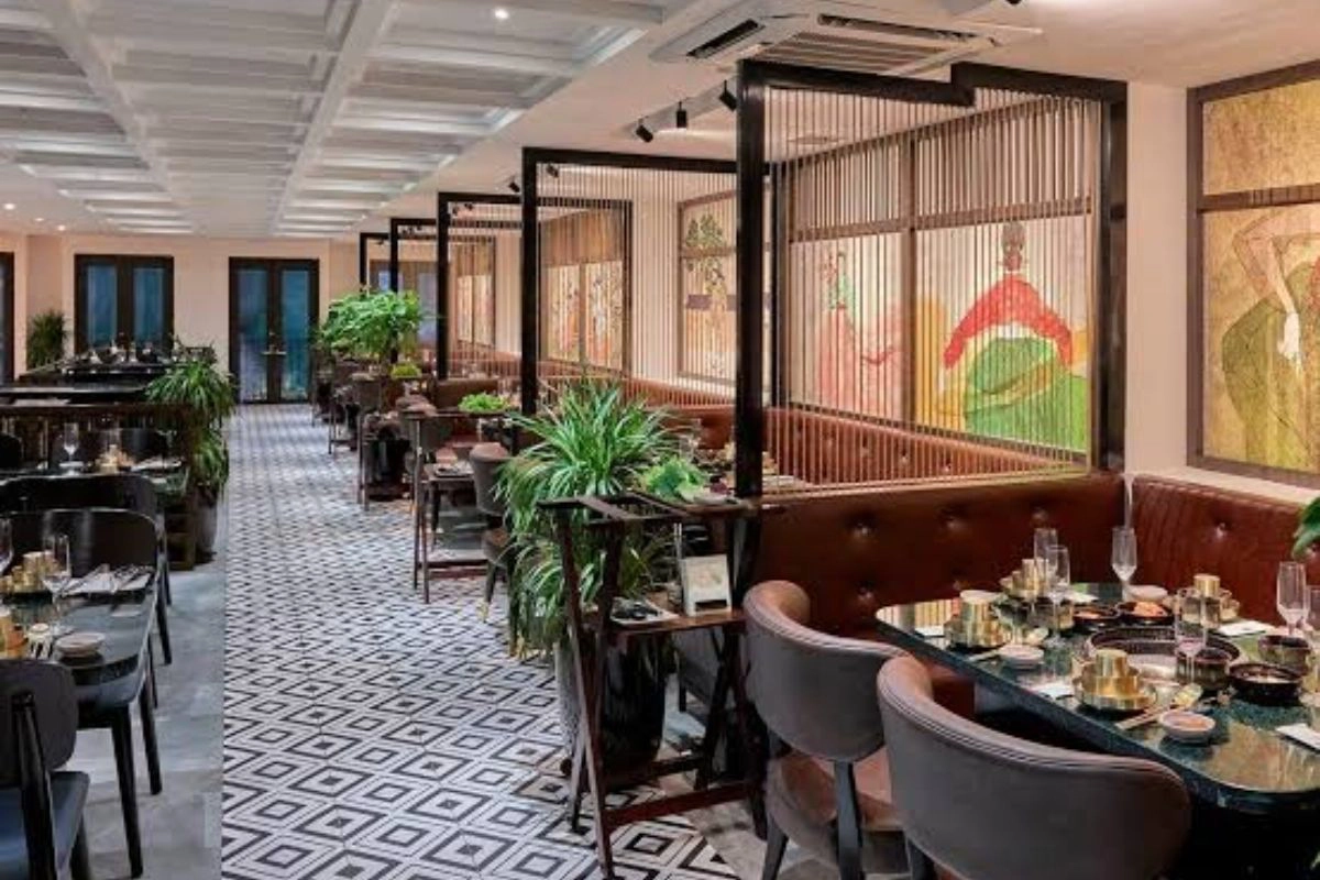 Upscale Korean buffet barbecue inside a renovated Hanoi villa