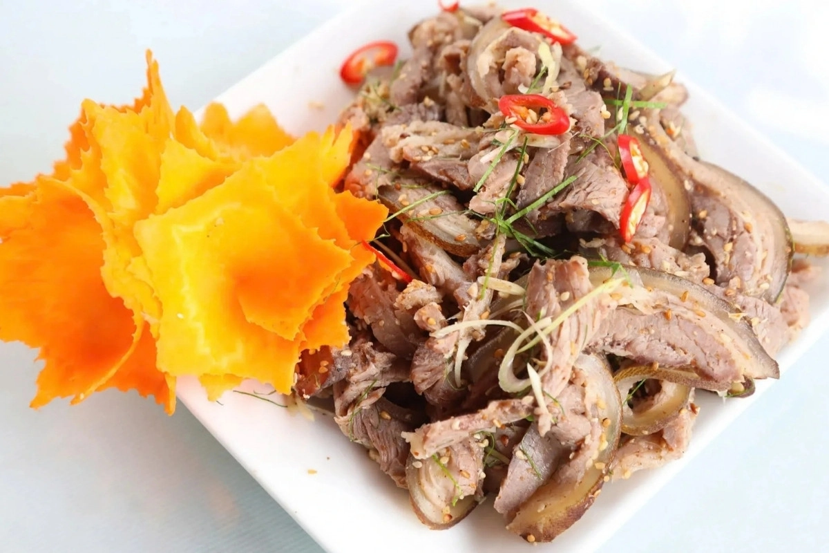 Ninh Binh lime-cured goat meat