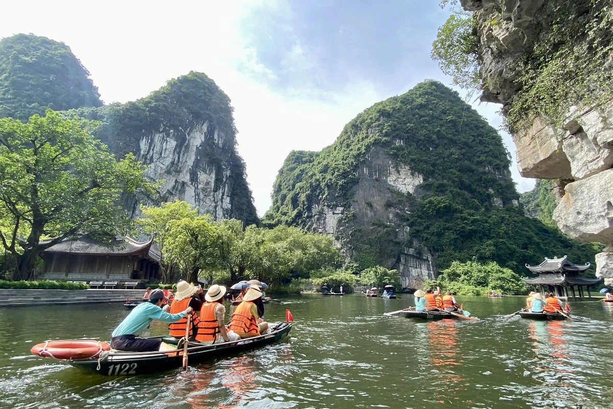 Route 1 features nine dark limestone caves and three ancient temples