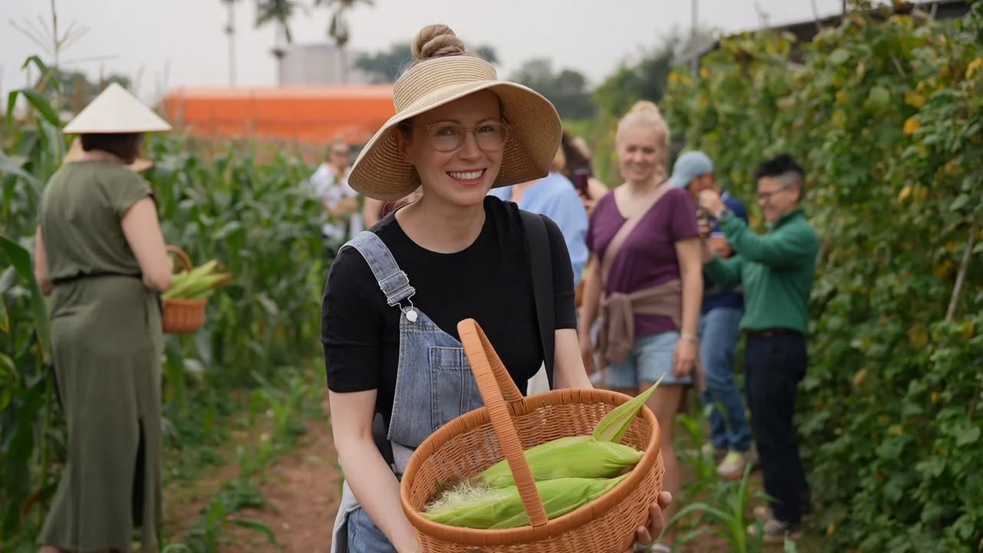 Day Tour | Farm Experience, Harvesting produce, and Cooking class | Hanoi