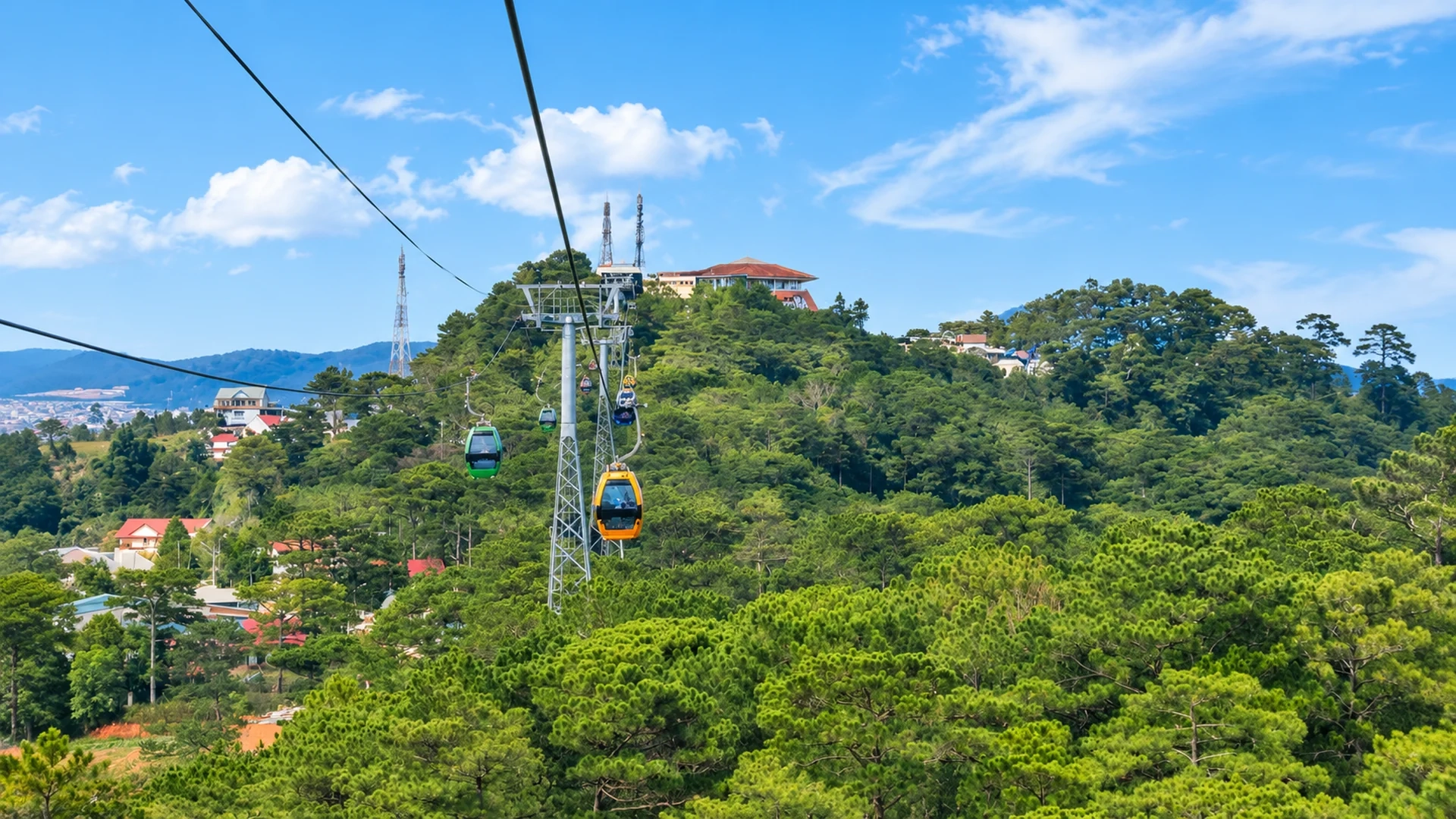 Day Tour | Langbiang Mountain, Datanla Waterfall & Crazy House Tour from Da Lat