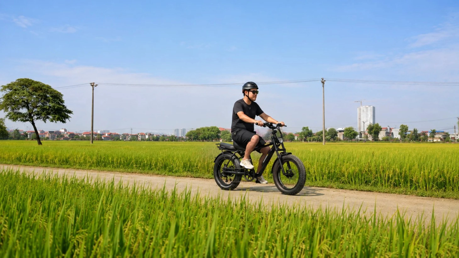Day Tour | Hanoi Self Ride E-bike City tour: Lakes, Riverside & Hidden Gems