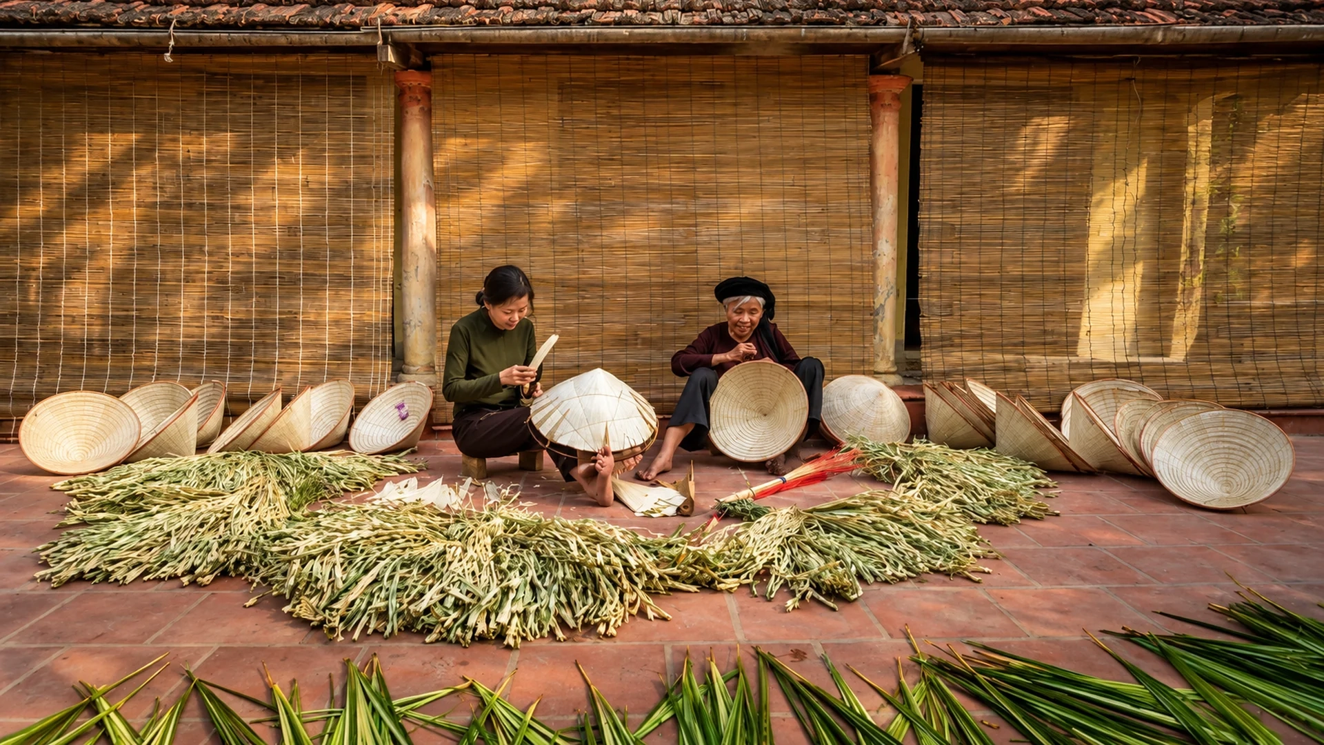 Private Car | Quang Phu Cau Incense Village & Chuong Conical Hat Village from Hanoi