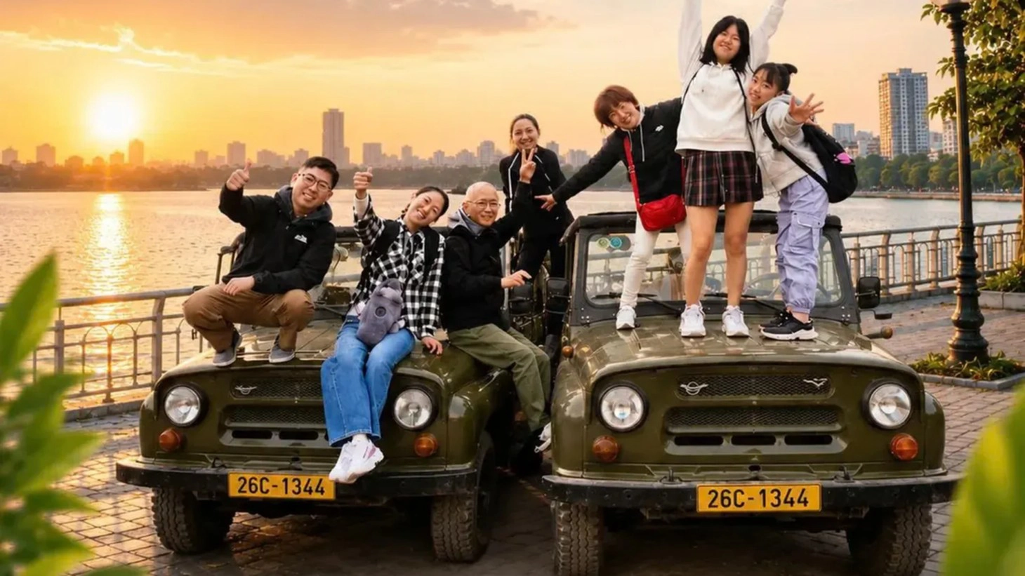Day Tour | Instagram Mega Grand World Sunset & Night Tour from Hanoi by Jeep