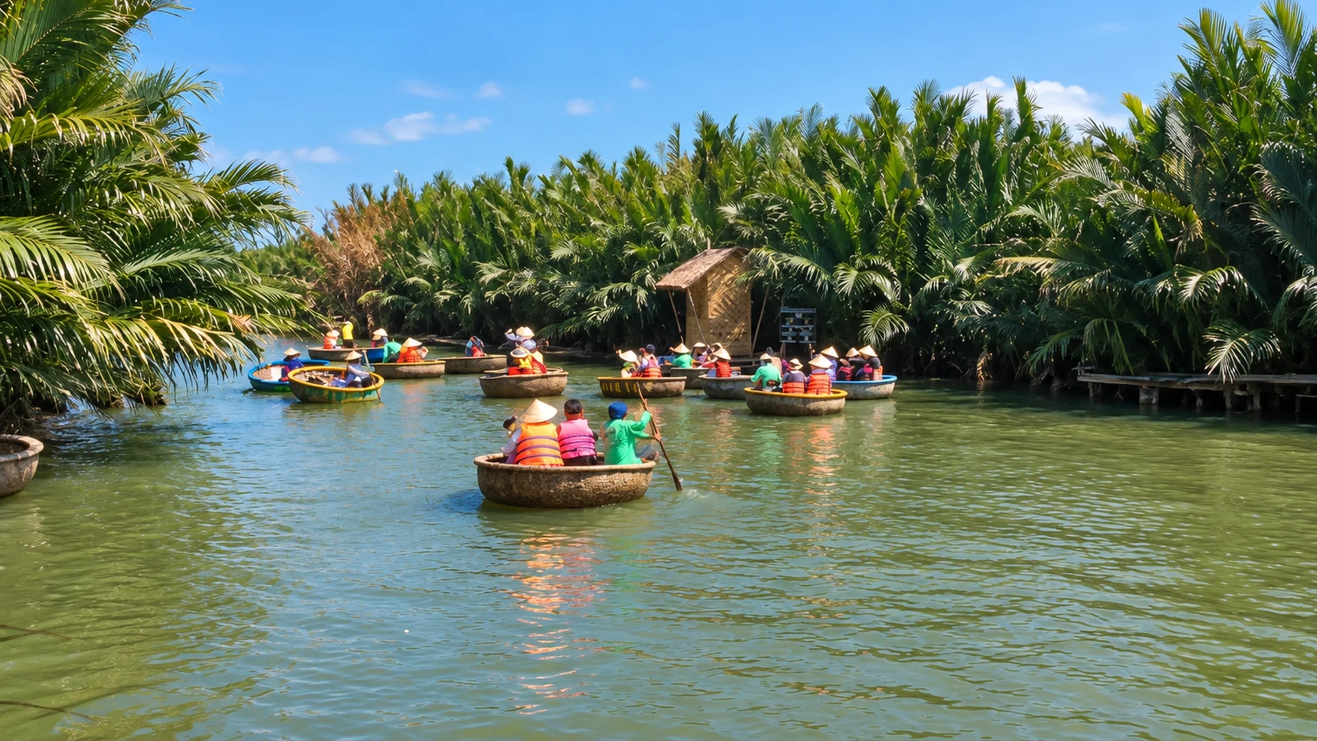 Eco Cooking Class & Basket Boat Experience in Hoi An 