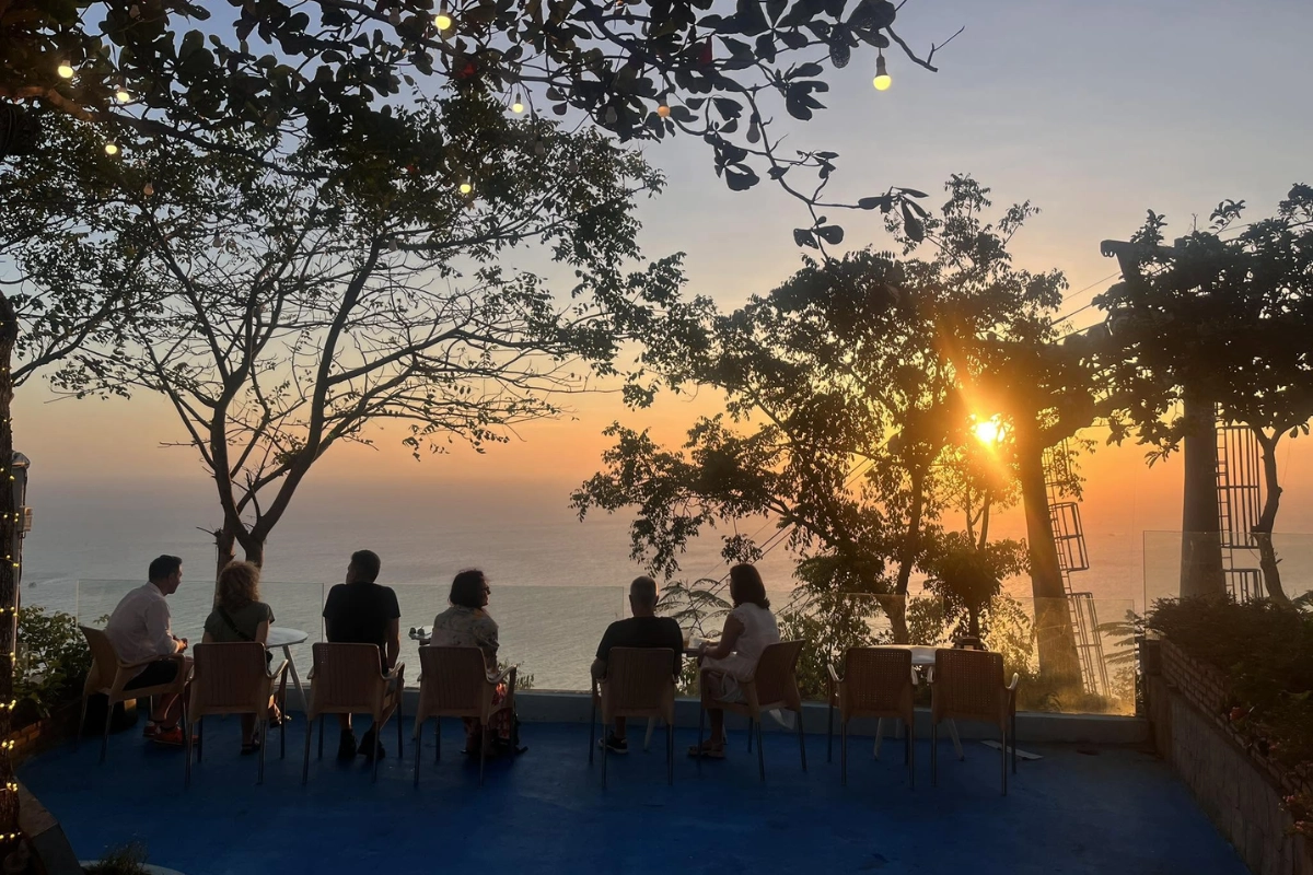 Evening views offer a different perspective on Vung Tau