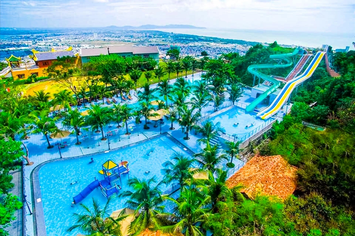 Water slides and family attractions offer different ways to play