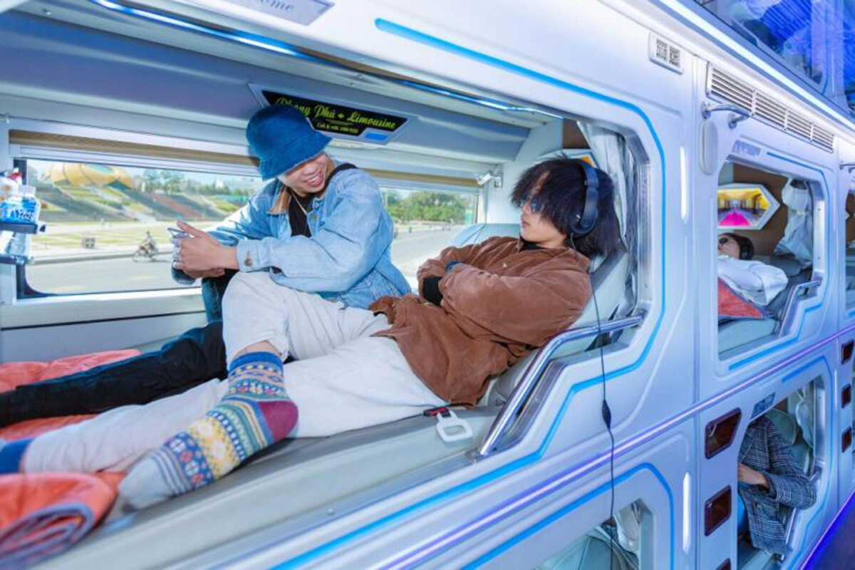 Travelling by sleeper bus