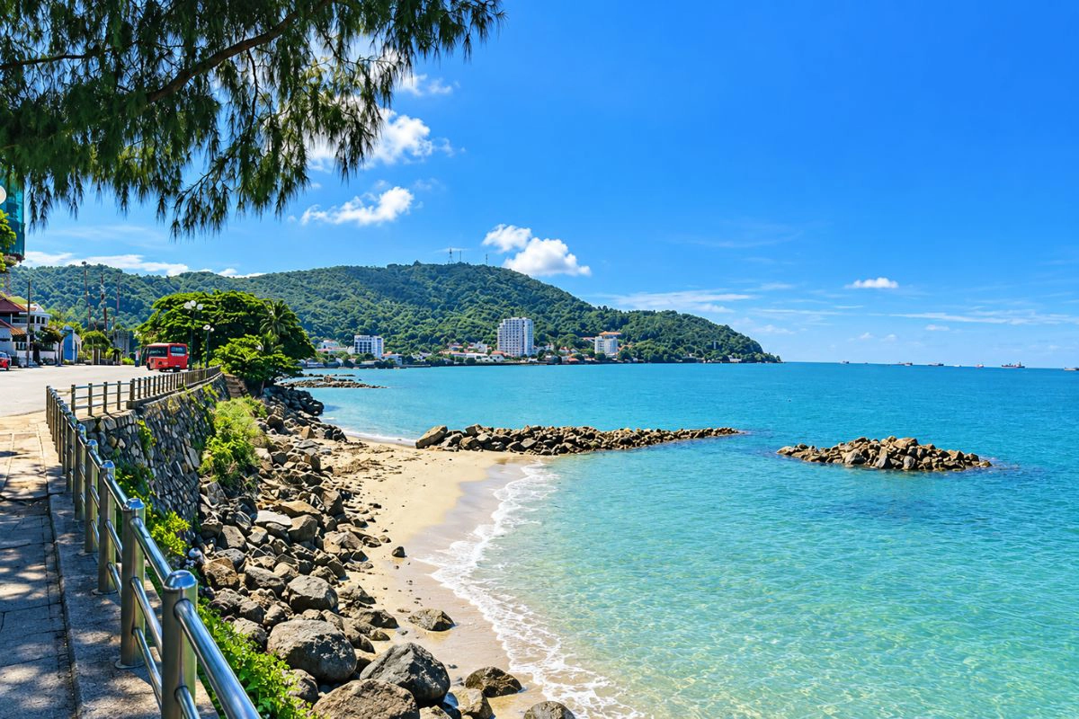 Front Beach lies in the heart of coastal Vung Tau