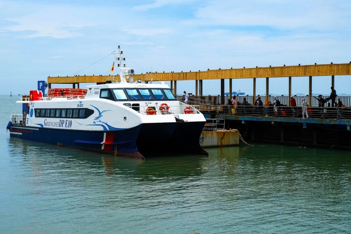 Main ferry piers in Vung Tau