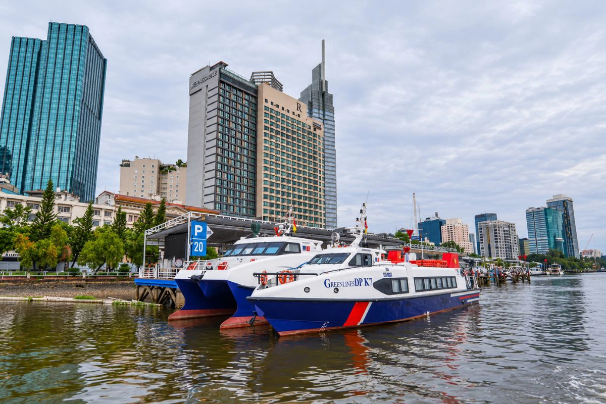 Road and high-speed ferry services connect central Ho Chi Minh City with Vung Tau