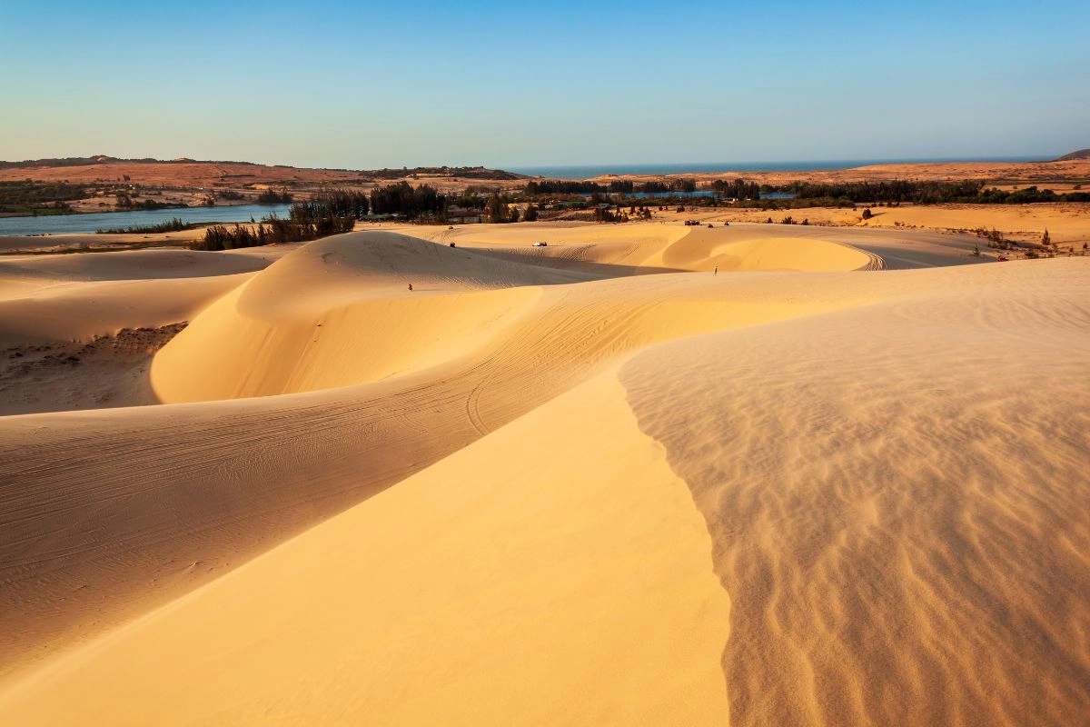 City landmarks and coastal dunes create two distinct sightseeing experiences 