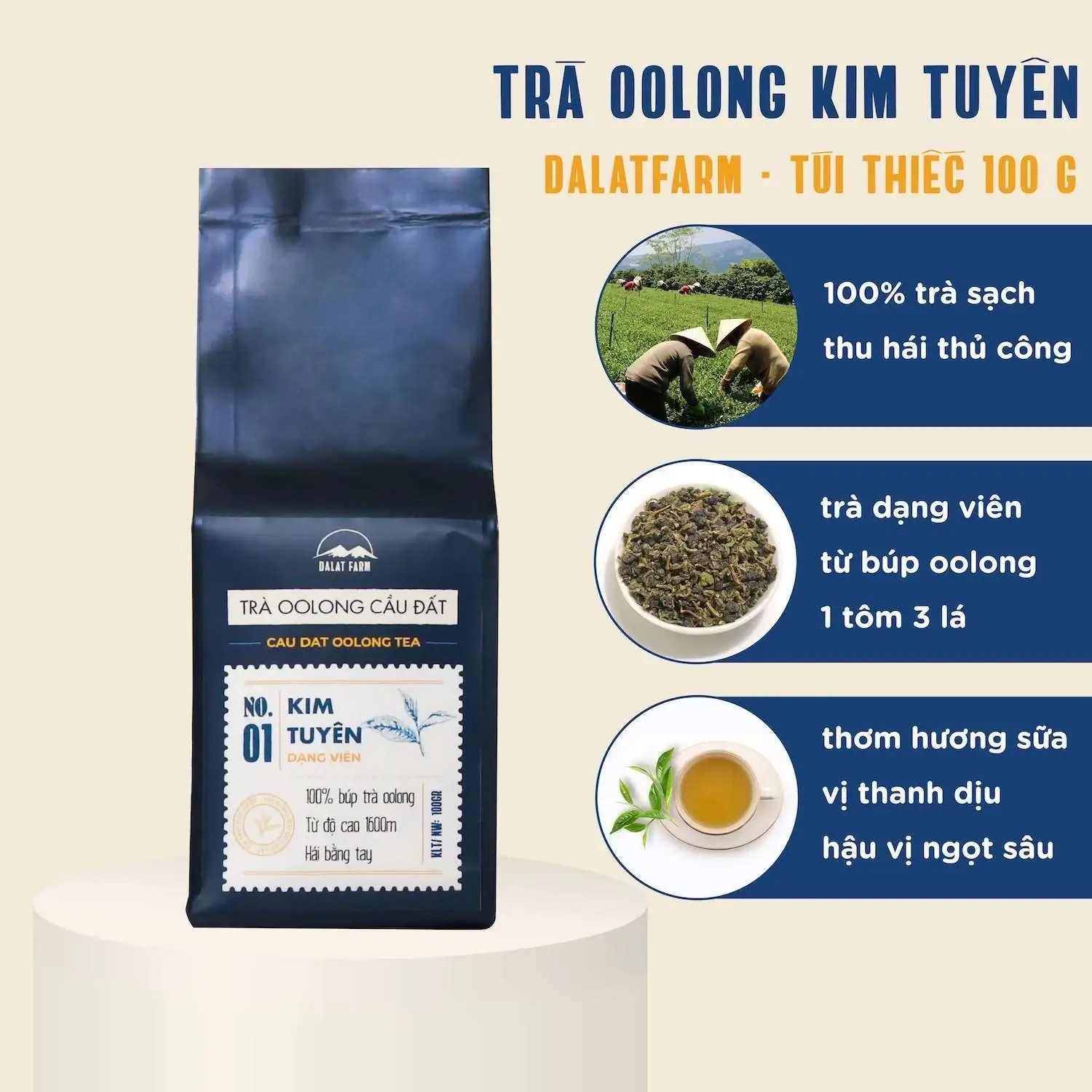Kim Tuyen Oolong Tea from Cau Dat | Joytime